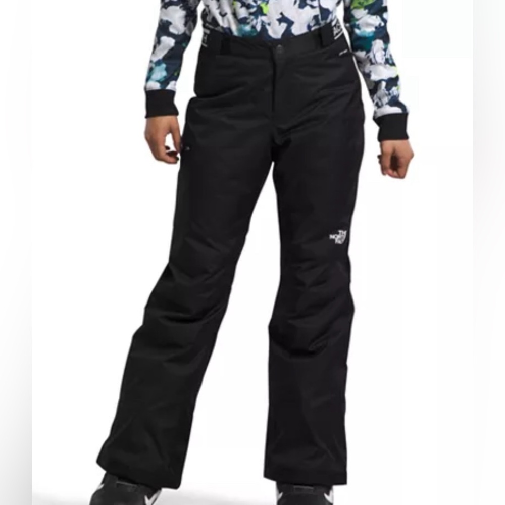 Girls The North Face black insulated pants size large 14/16